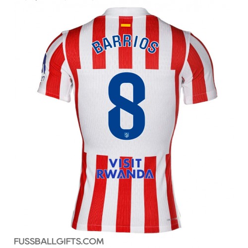 Atletico Madrid Pablo Barrios #8 Fußballbekleidung Heimtrikot 2025-26 Kurzarm